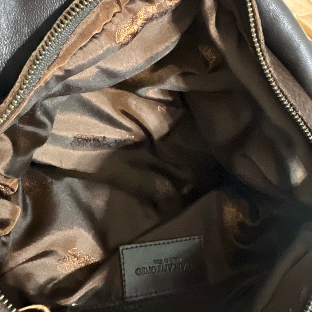 Brown Fringe Leather Shoulder Bag - Picture 8 of 9
